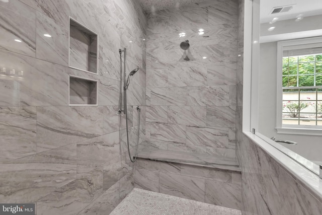 1631 E Strasburg Rd, West Chester, PA 19380 - full bath with a marble finish shower