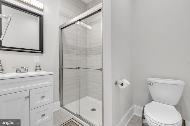 1631 E Strasburg Rd, West Chester, PA 19380 - bathroom featuring vanity and a stall shower
