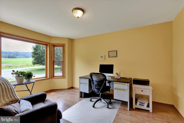 96 Gunhart Rd, Mohnton, PA 19540 - office with wood finished floors and baseboards
