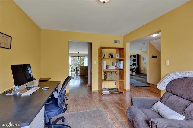 96 Gunhart Rd, Mohnton, PA 19540 - home office featuring wood finished floors and baseboards