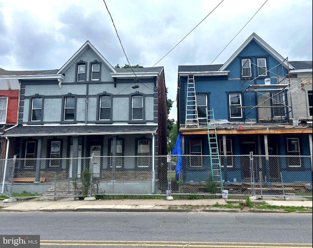 108 Chambers St, Trenton, NJ 08609 - view of property with stucco siding
