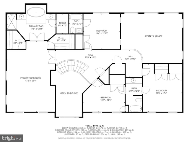 9309 Bells Mill Rd, Potomac, MD 20854 - view of floor plan / room layout