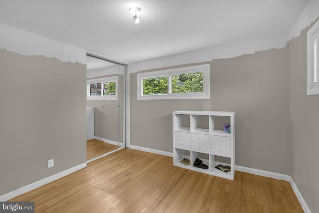 2306 Louise Ave, Baltimore, MD 21214 - unfurnished bedroom featuring wood finished floors and a closet