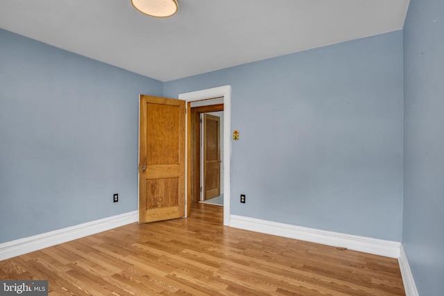 302 Bailey St, New Cumberland, PA 17070 - spare room featuring baseboards and light wood-type flooring