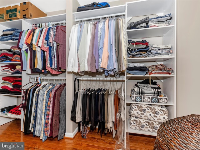 4714 De Invierno, Mount Airy, MD 21771 - walk in closet featuring wood finished floors