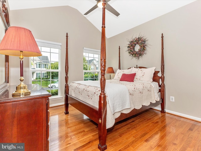4714 De Invierno, Mount Airy, MD 21771 - bedroom featuring vaulted ceiling and light wood-type flooring