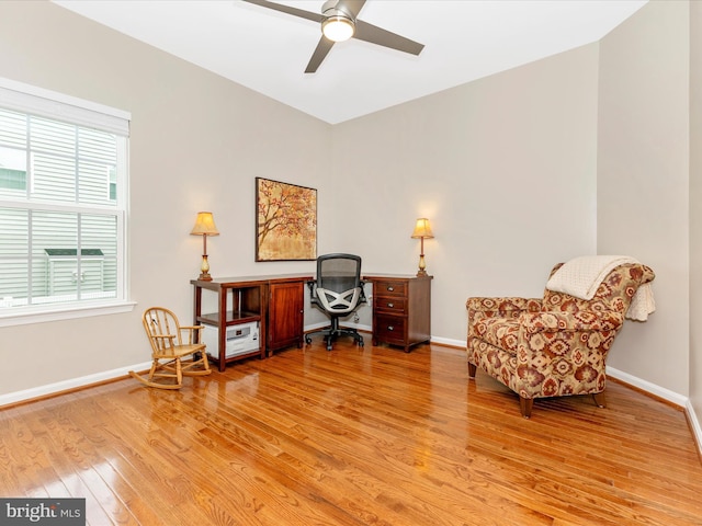 4714 De Invierno, Mount Airy, MD 21771 - living area with light wood-style flooring and ceiling fan