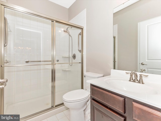 4714 De Invierno, Mount Airy, MD 21771 - full bath with vanity, a shower stall, and tile patterned floors
