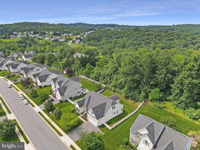 4714 De Invierno, Mount Airy, MD 21771 - aerial perspective of suburban area featuring a forest