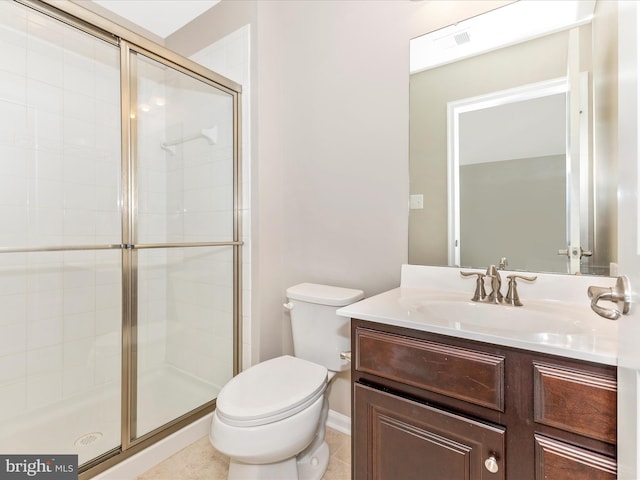 4714 De Invierno, Mount Airy, MD 21771 - full bath with a stall shower, vanity, and tile patterned floors