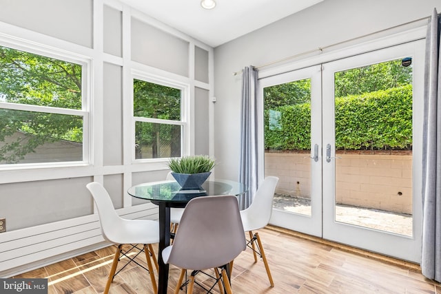 3010 26th St NE, Washington, DC 20018 - dining area with french doors