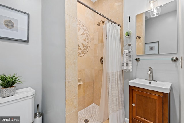 3010 26th St NE, Washington, DC 20018 - bathroom with tiled shower and vanity