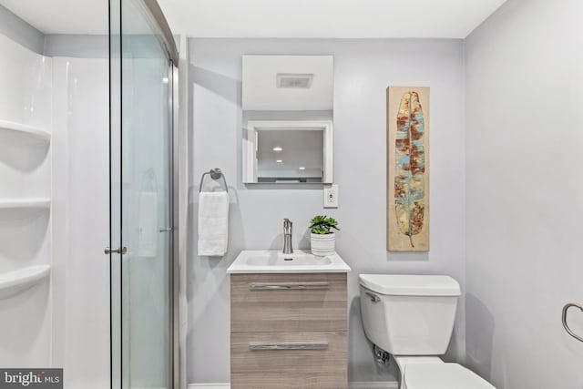 3010 26th St NE, Washington, DC 20018 - bathroom featuring vanity and a shower stall
