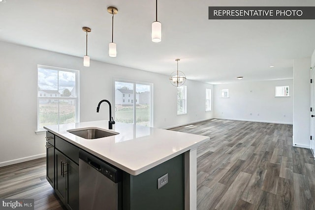 606 Montgomery Ave Lot 45, Pennsburg, PA 18073 - kitchen with stainless steel dishwasher, healthy amount of natural light, and light countertops