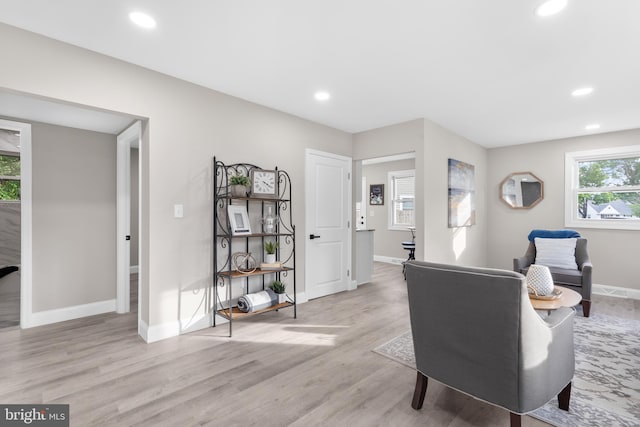 1 Gainor Ave, Maple Shade, NJ 08052 - living room with light wood finished floors and recessed lighting