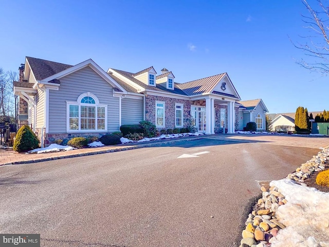 245 Carson Way, Yardley, PA 19067 - view of front of property featuring stone siding