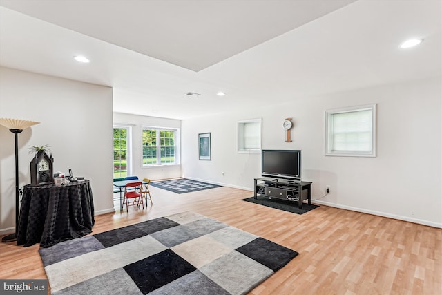 13298 Fieldstone Way, Gainesville, VA 20155 - living room featuring wood finished floors and recessed lighting