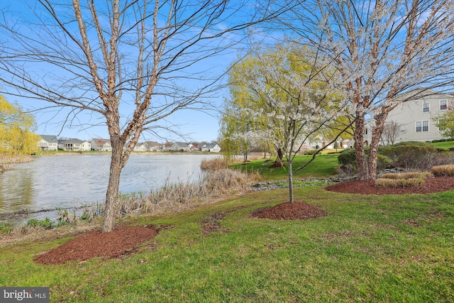 13298 Fieldstone Way, Gainesville, VA 20155 - view of grassy yard with a water view and a residential view