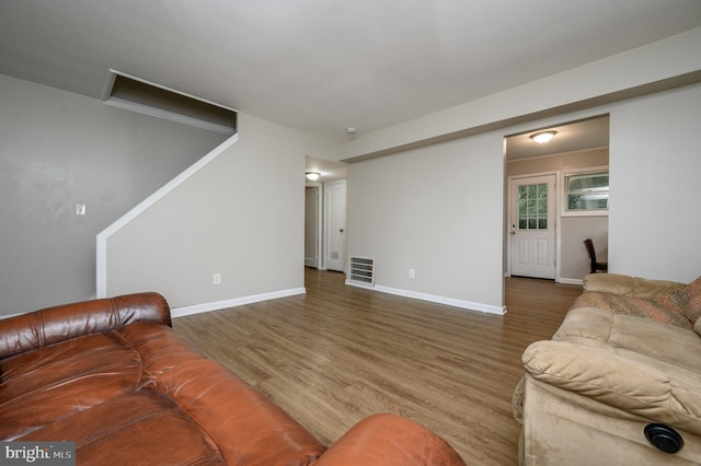 1075 Fireside Ave, Trenton, NJ 08618 - living room with wood finished floors and baseboards