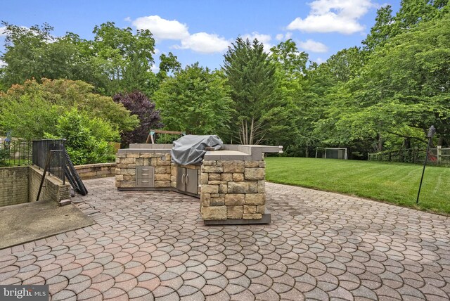 818 Northridge Way, Severna Park, MD 21146 - view of patio with area for grilling