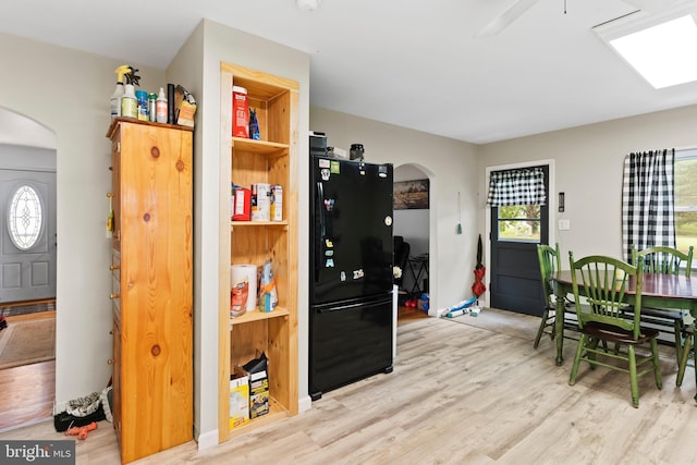 101 Horners Rd, Carlisle, PA 17015 - dining area featuring arched walkways, wood finished floors, and healthy amount of natural light