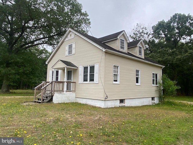 6752 Harding Hwy, Mays Landing, NJ 08330 - view of front of house featuring a front lawn