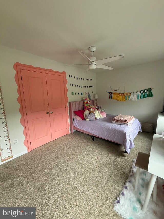 11 Autumn Ln, Egg Harbor Twp, NJ 08234 - carpeted bedroom with ceiling fan
