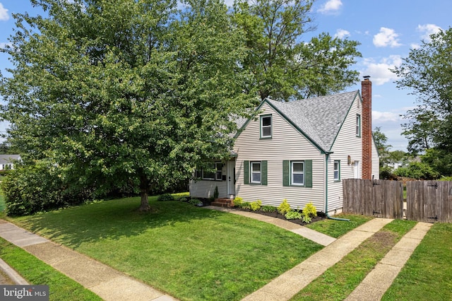 245 Spout Spring Ave, Lumberton, NJ 08048 - view of front of home with roof with shingles and a chimney