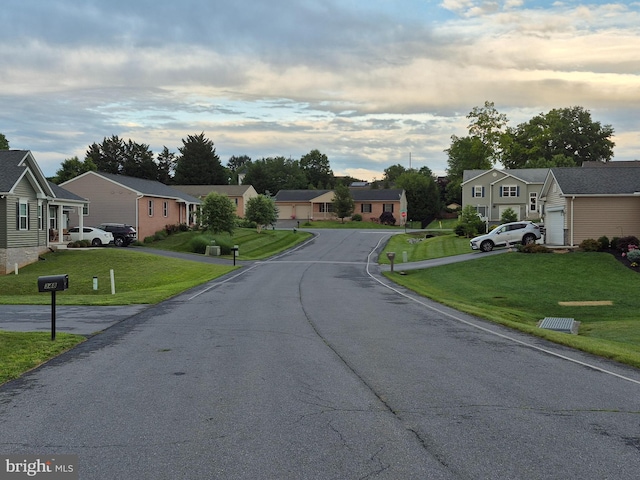 344 Dayspring Ln, Hagerstown, MD 21742 - view of asphalt street with a residential view