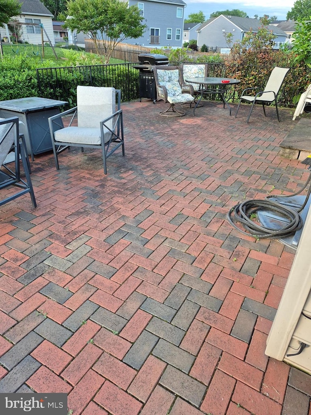 344 Dayspring Ln, Hagerstown, MD 21742 - view of patio with area for grilling
