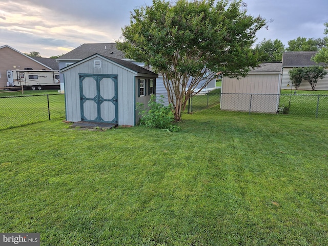 344 Dayspring Ln, Hagerstown, MD 21742 - fenced backyard with a shed