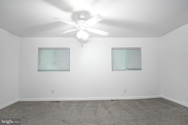 1549 S 8th St, Camden, NJ 08104 - spare room with carpet flooring, a ceiling fan, and baseboards