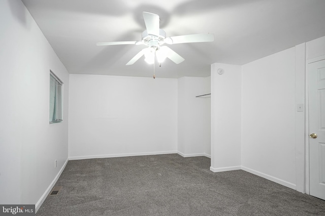 1549 S 8th St, Camden, NJ 08104 - spare room with carpet flooring, ceiling fan, and baseboards