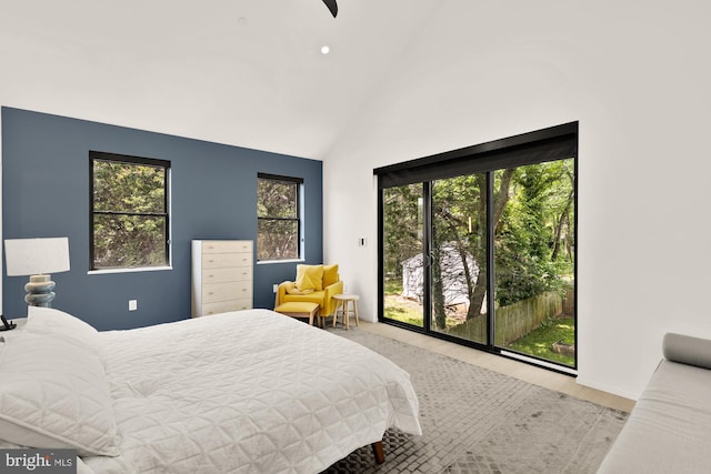 4020 35th St Unit B, Mount Rainier, MD 20712 - bedroom featuring vaulted ceiling and wood finished floors