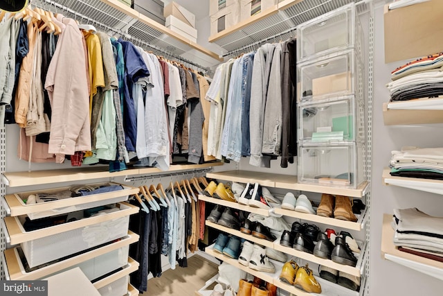 4020 35th St Unit B, Mount Rainier, MD 20712 - walk in closet with wood finished floors