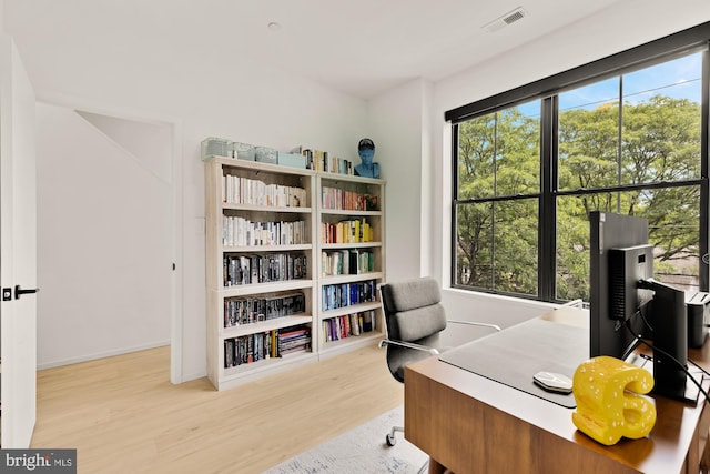 4020 35th St Unit B, Mount Rainier, MD 20712 - home office with wood finished floors and baseboards