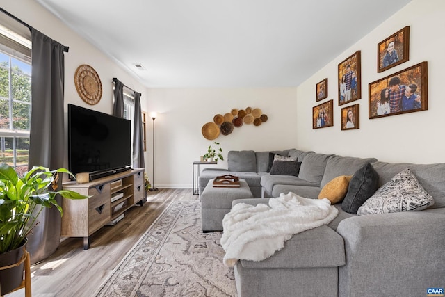 366 Saint Ivy Ave, Troy, VA 22974 - living room featuring wood finished floors and baseboards