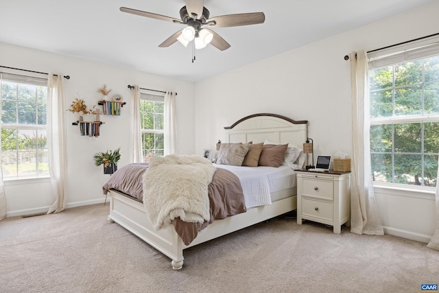 366 Saint Ivy Ave, Troy, VA 22974 - bedroom featuring light carpet and ceiling fan