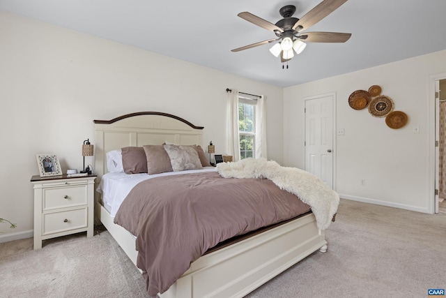 366 Saint Ivy Ave, Troy, VA 22974 - carpeted bedroom featuring baseboards and ceiling fan