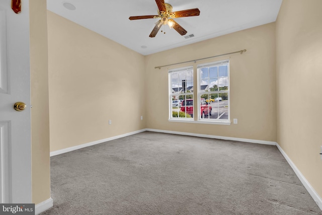 2495 Amber Orchard Ct E Unit 101, Odenton, MD 21113 - carpeted spare room with ceiling fan and baseboards