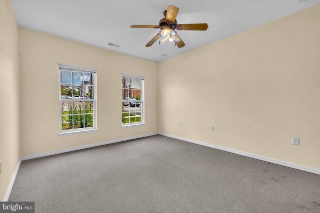 2495 Amber Orchard Ct E Unit 101, Odenton, MD 21113 - carpeted empty room with baseboards and a ceiling fan