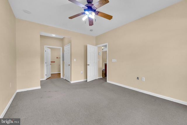 2495 Amber Orchard Ct E Unit 101, Odenton, MD 21113 - unfurnished bedroom featuring baseboards, carpet floors, and a ceiling fan