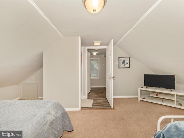12535 Rockdale Rd, Clear Spring, MD 21722 - bedroom with carpet and vaulted ceiling
