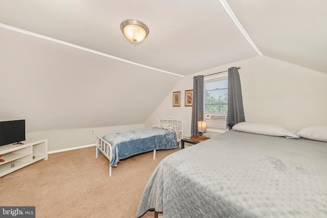 12535 Rockdale Rd, Clear Spring, MD 21722 - carpeted bedroom with vaulted ceiling and cooling unit