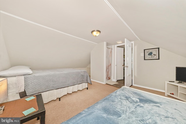 12535 Rockdale Rd, Clear Spring, MD 21722 - bedroom featuring lofted ceiling and carpet flooring