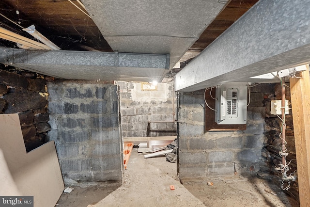 248 S Broadway, Gloucester City, NJ 08030 - unfinished basement featuring electric panel