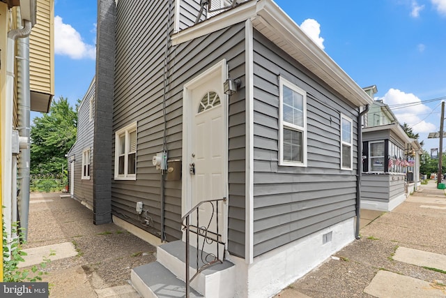 248 S Broadway, Gloucester City, NJ 08030 - doorway to property with crawl space