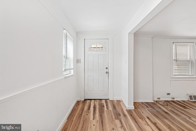 248 S Broadway, Gloucester City, NJ 08030 - entryway featuring light wood-style flooring and baseboards
