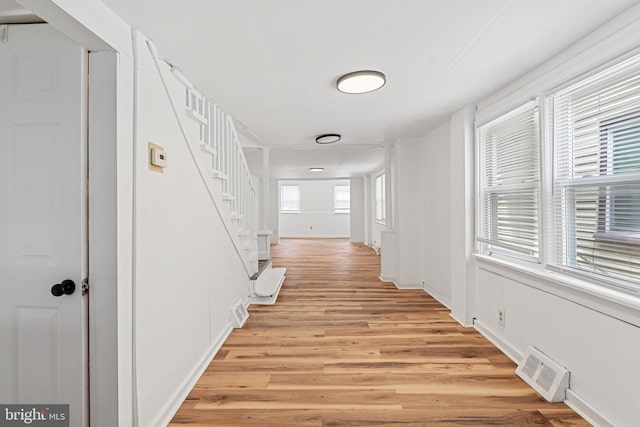 248 S Broadway, Gloucester City, NJ 08030 - hall with light wood finished floors and stairs