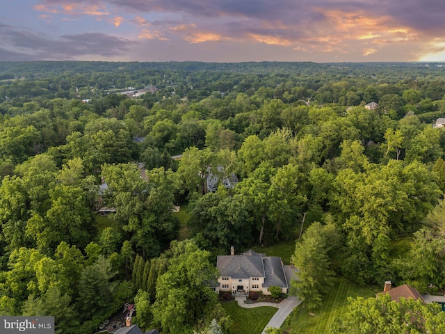8 Rockland Vue Ct, Towson, MD 21204 - aerial view of a heavily wooded area